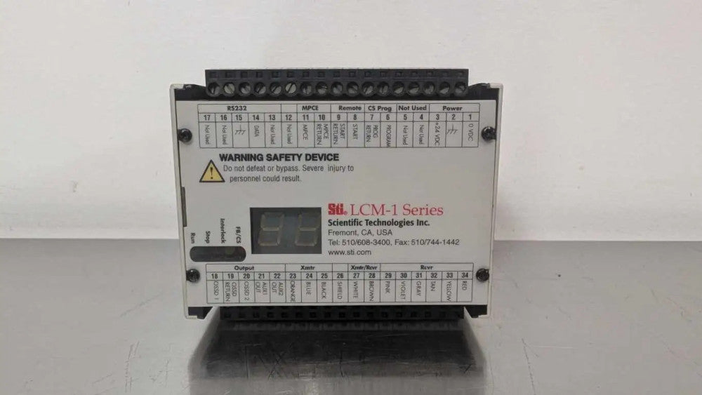 STI Omron LCM1 Controller 70116-1000 33 ms MC/MS47 Family 24VDC