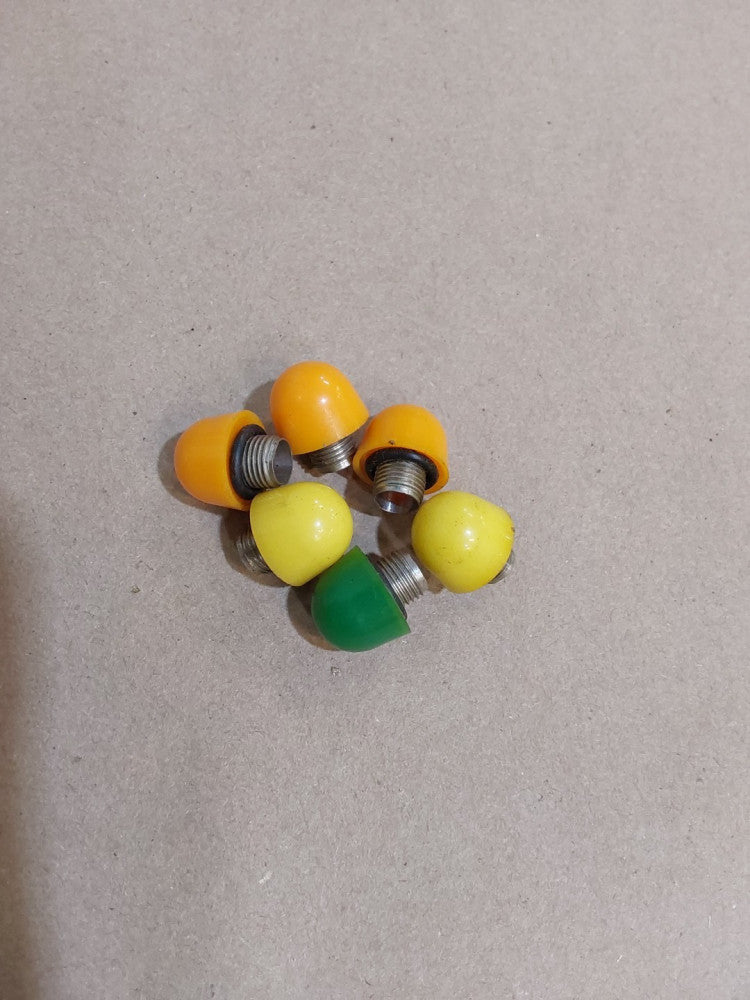 DIALIGHT INDICATOR COVER ASSORTMENT (LOT OF 6)