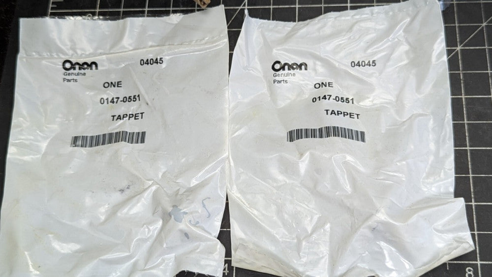 (2) Onan DJE Diesel Gen Set Injector Valve Using KIKI Pumps 147-0551 [A6B5]