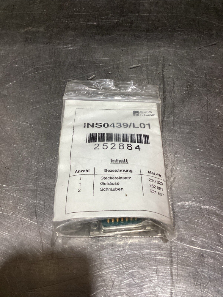 Rexroth Indramat INS0439/L01 Multi Pin Connector 252884, NOS Surplus
