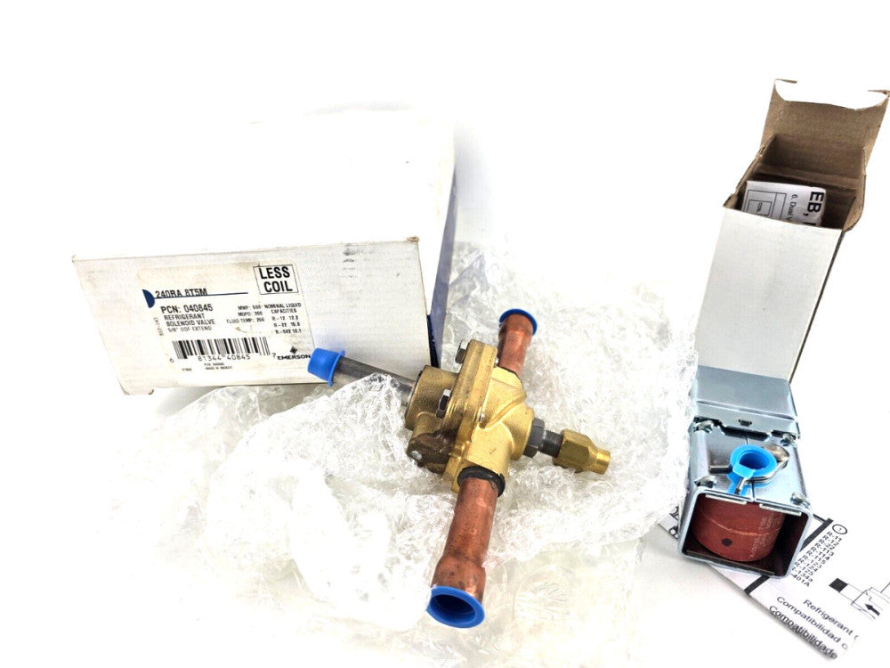 White Rodgers Emerson 040845 SOLENOID VALVE 5/8-IN. ODF w/ Solenoid Coil 057341