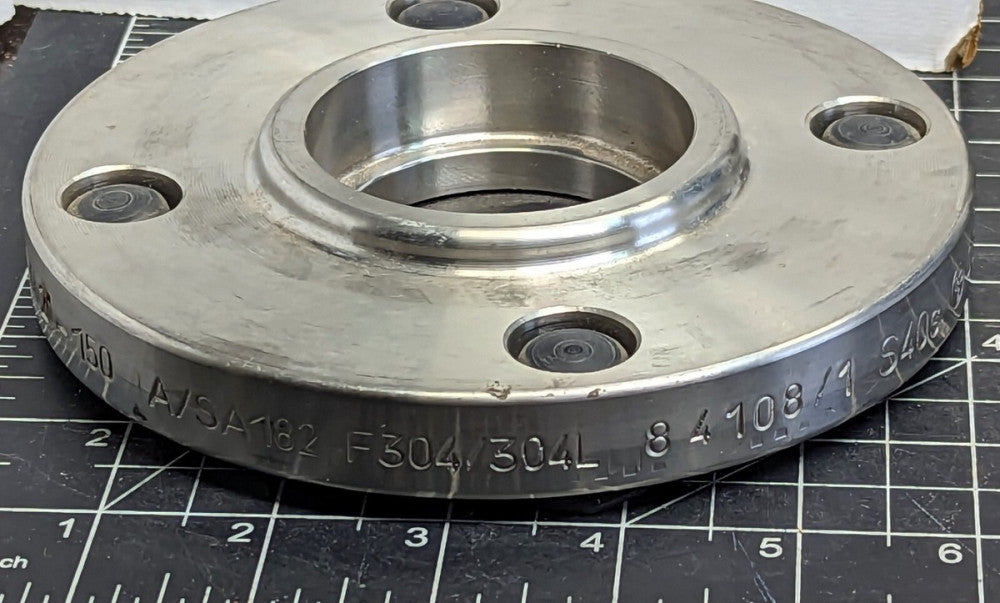 Socket Weld Flange Raised Face Schedule 40 304 Stainless Steel 150 # 2" [A10B5]