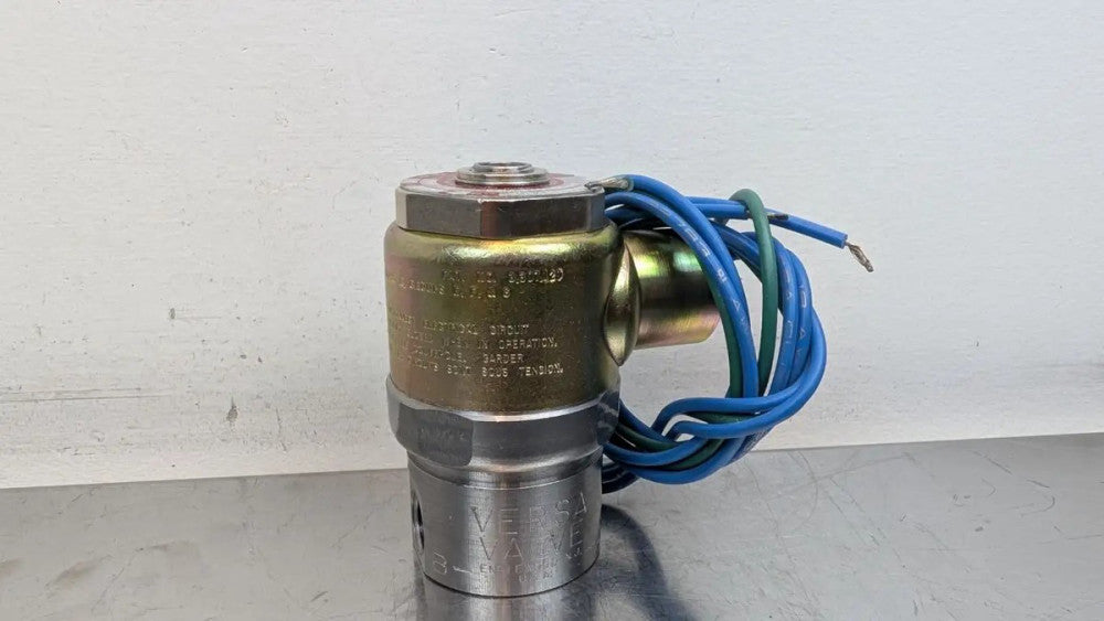 Versa ESM-3301-66-H-XX Solenoid Valve 1/4" 120VAC 12W 75 PSI