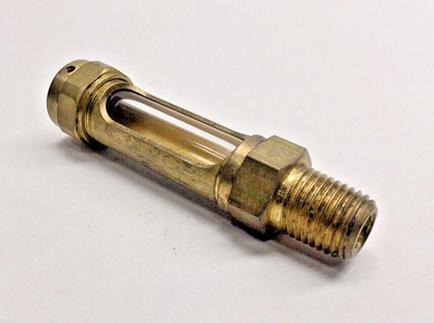 Gauge G302-2 Used Vented Sight Oil Gage Straight 1/4 npt x 3.02 OAL x 1.35 view