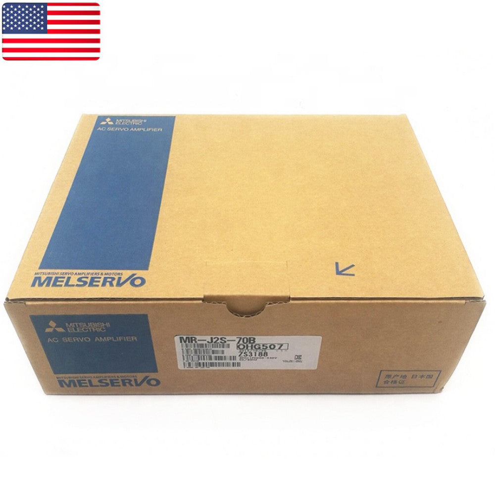 New Mitsubishi MR-J2S-70B MRJ2S70B AC Servo Drive Original   NIB - US Stock