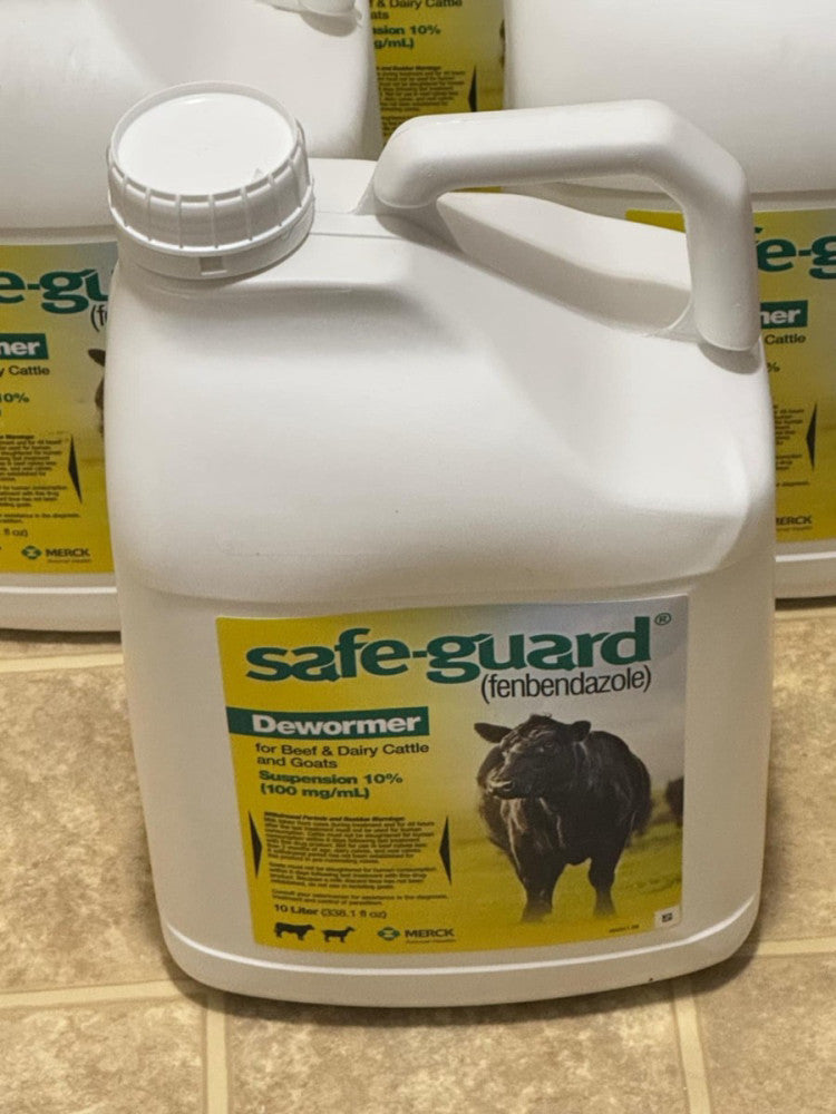 Safeguard Dewormer Suspension 1000ml for Healthy Cattle & Goat Parasite Control