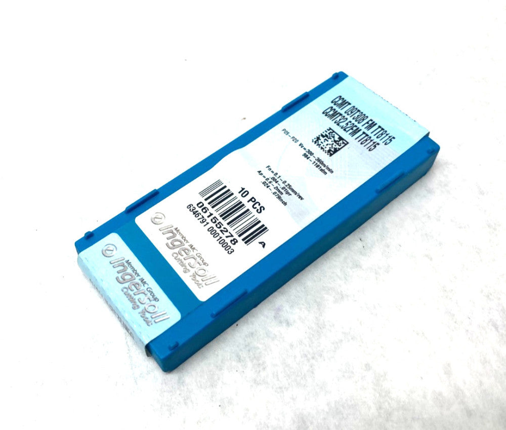 Ingersoll 6155278 Rhombic Turning Insert CCMT 09T308 FM TT8115 PKG OF 10