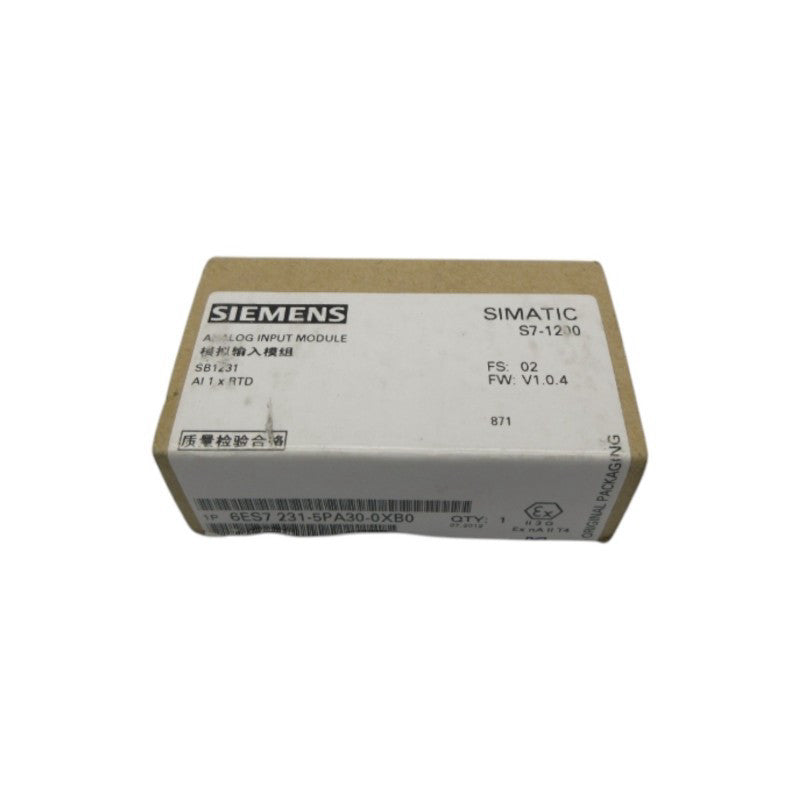 SIEMENS 6ES7231-5PA30-0XB0 NSFS
