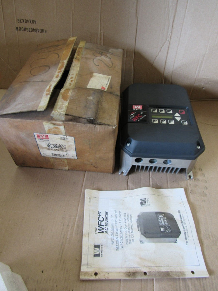 TB WOODS E-TRAC WFC2001-0CHT 230V 1HP 4.0A 1.4KVA AC INVERTER NEW IN BOX !! M/O