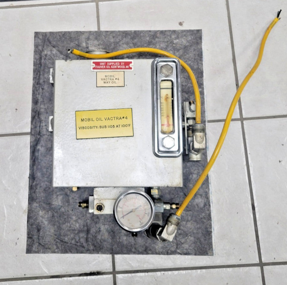 FAUVER TRABON HYDRAULIC PUMP PACKAGE MOBIL VACTRA #4 OAD: 12" X 8" X 16"