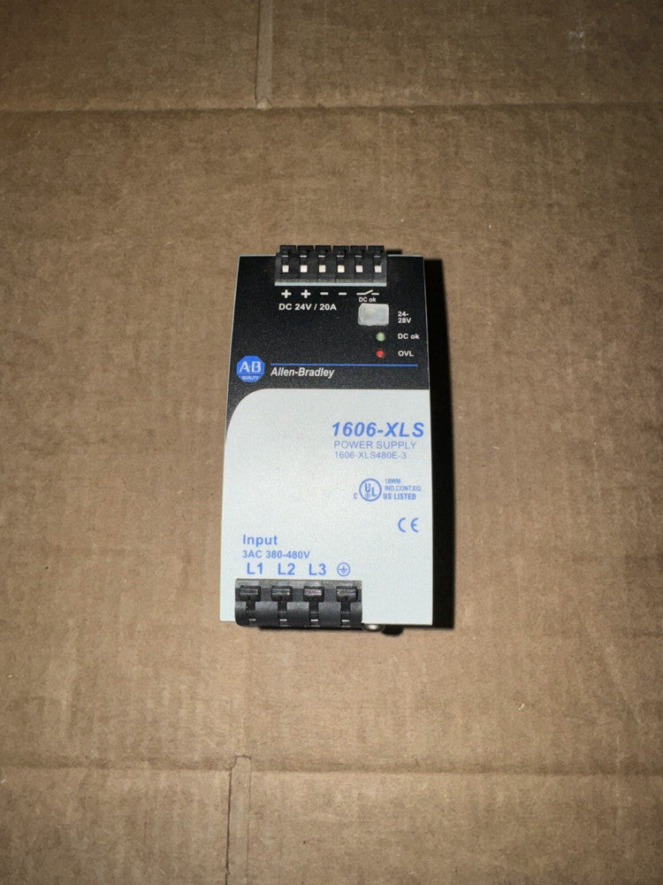 ALLEN BRADLEY 1606-XLS480-3 POWER SUPPLY, 380-480V, NEW-OPEN BOX, MAKE OFFER!