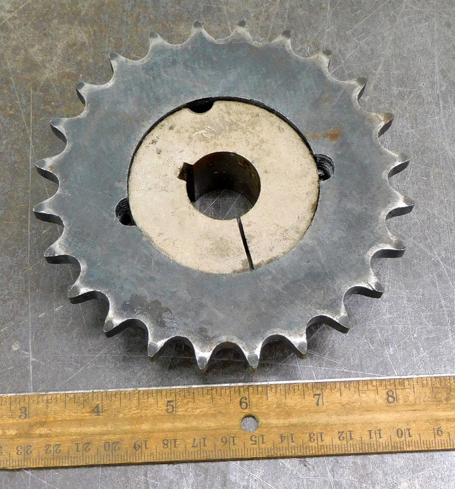 Martin 50BTB24 Roller Chain Sprocket #50 24 Teeth 1" Bore