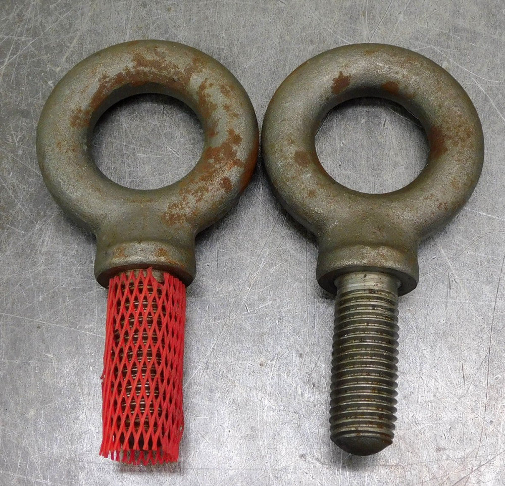 Ken Forging Steel Eye Bolt w/ Shoulder 1"-8 Thread Size 2-1/2" Length Lot of Two