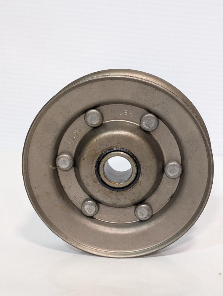 Lot of 2 Aetna Idler Pulley/Sheave 4 3/8 inch O.D. 5/8 inch Bore 7/8 inch Width