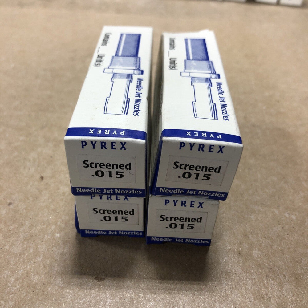 NEW Gatewood Needle Jet Nozzle .015 Stainless Steel Screened (LOT OF 4)