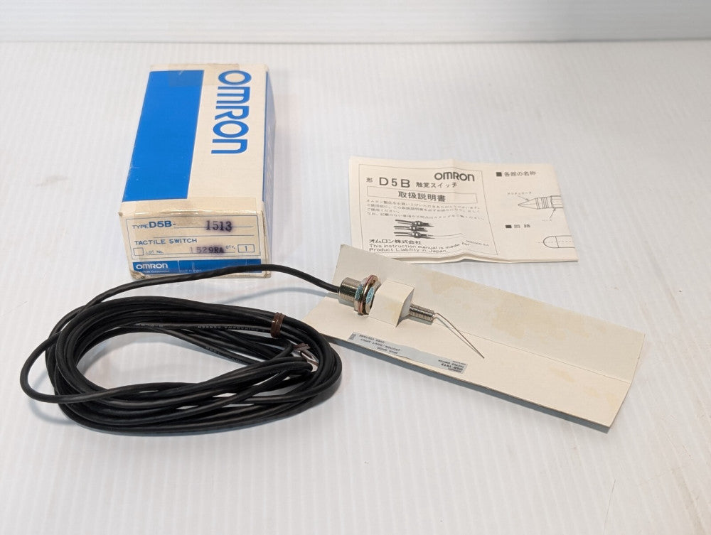 Omron D5B-1513 Mechanical Touch Switch Wobble Stick, M10 Body