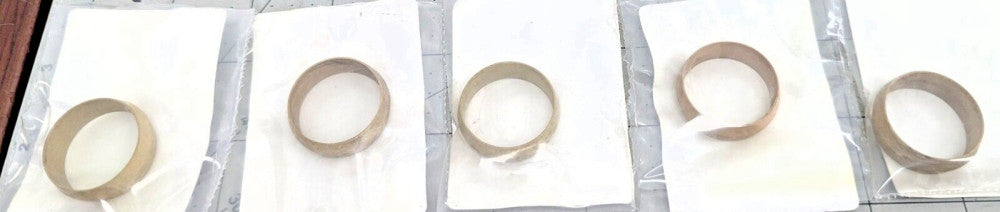 (5) 1” I.D. Brass Compression Sleeve Fittings Ferrule Ring for Tubing 16AN [A0S3