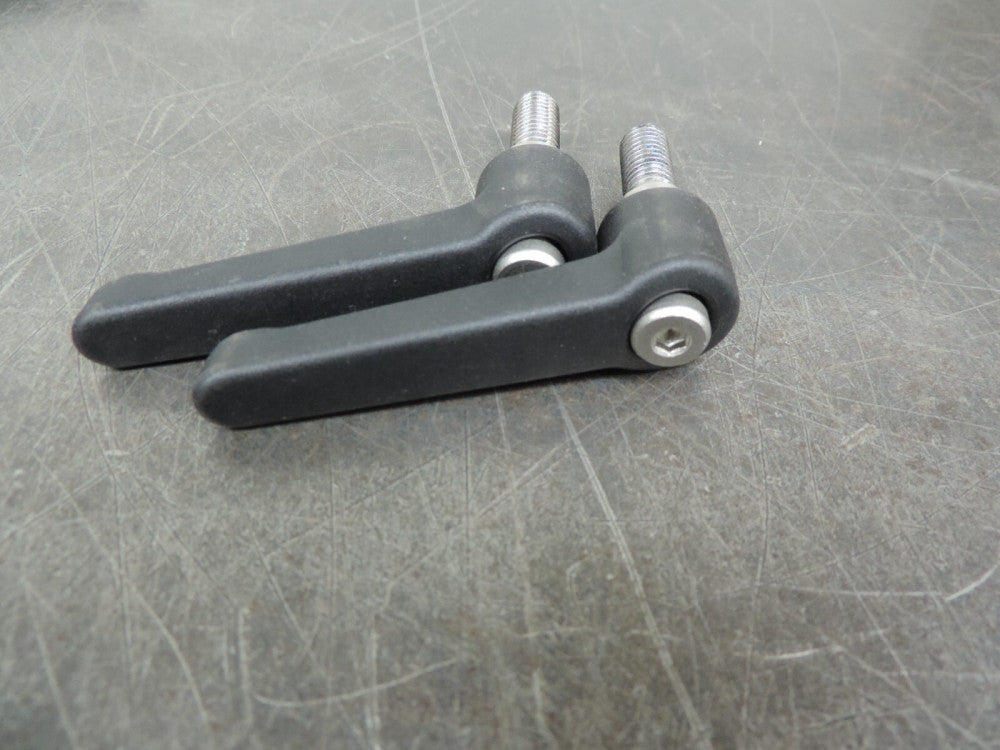 Lot of (2) Kipp New Adjustable Handles Stainless Steel External Thread 3/8" x 1"