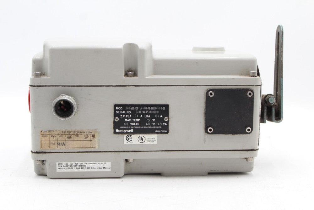 Honeywell 2000-600-150-126-000-40-000000-0-0-00 Herculine 2000 Electric Actuator