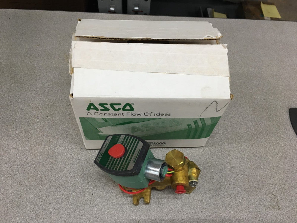 NEW IN BOX ASCO RED HAT SOLENOID VALVE 1/8" PIPE SIZE 8300G55G