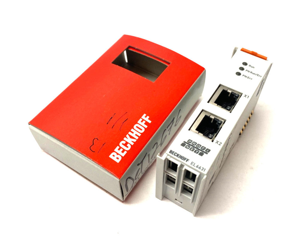 Beckhoff EL6631 EtherCAT 2-Port Communication Interface, Profinet RT Controller