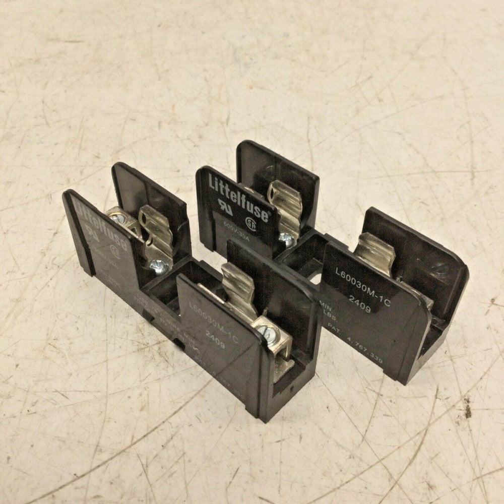 LITTELFUSE L60030M-1C Fuse Holder Block 30A 600V 1 Pole MIDGET (LOT of 2)