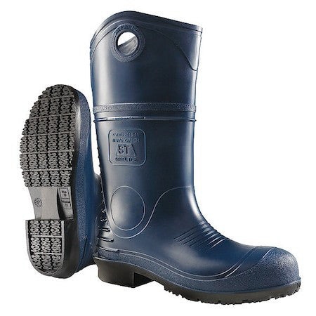 Dunlop 8908633 Men's Durapro Rubber Boot, Steel Toe, 16" Height, Blue, 6