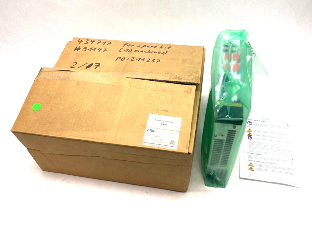 ETEL EA-P2M-400-05/10A-0000-01 AccurET Modular Position Controller 828327-01