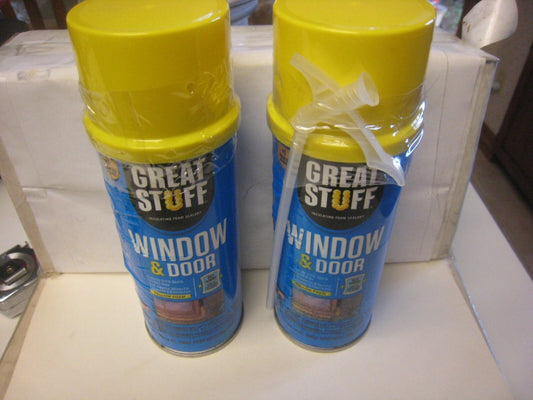 2 yes 2 Cans GREAT STUFF  Window & Door Foam Sealant  12-oz. each