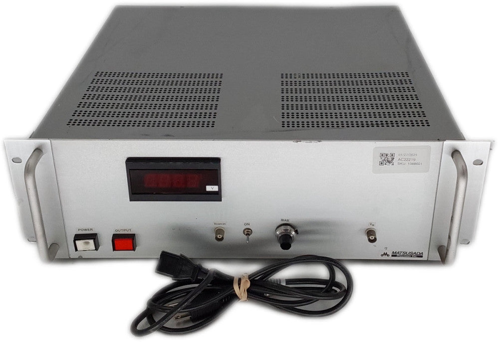 Matsusada HEPZ-0.1P7.5A-L High Voltage DC Power Supply Precision Lab