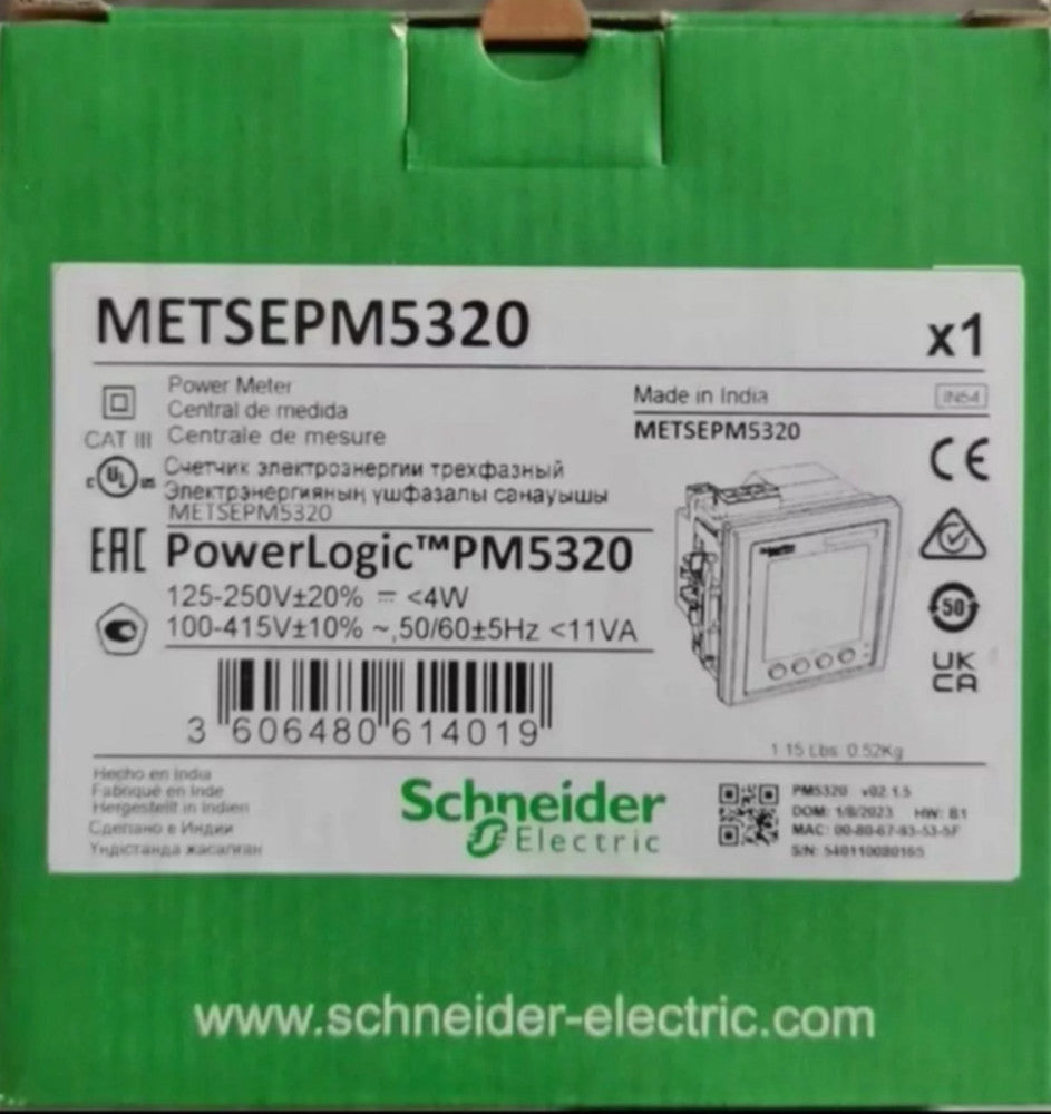 NEW Schneider electric METSEPM5320 Power Logic PM5300 Power Meter
