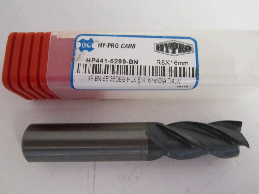 OSG Solid Carbide TiALN Square End High Performance Endmill 16 x 16 x 32 x 89mm