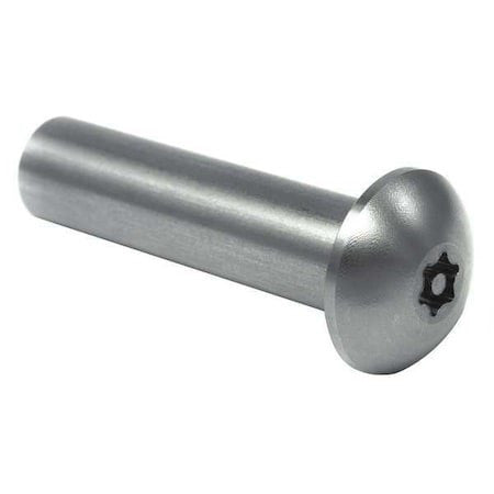 Zoro Select Z4904t6s Binding Barrel, 3/8"-16, 2 In Brl Lg, 1/2 In Brl Dia,