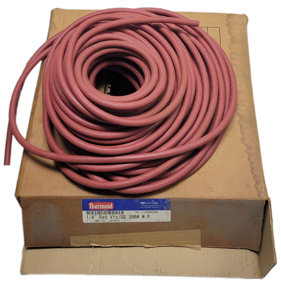 THERMOID VALUFLEX 1/4" ID 200PSI AIR/WATER HOSE APPROX. 100FT 00114504298