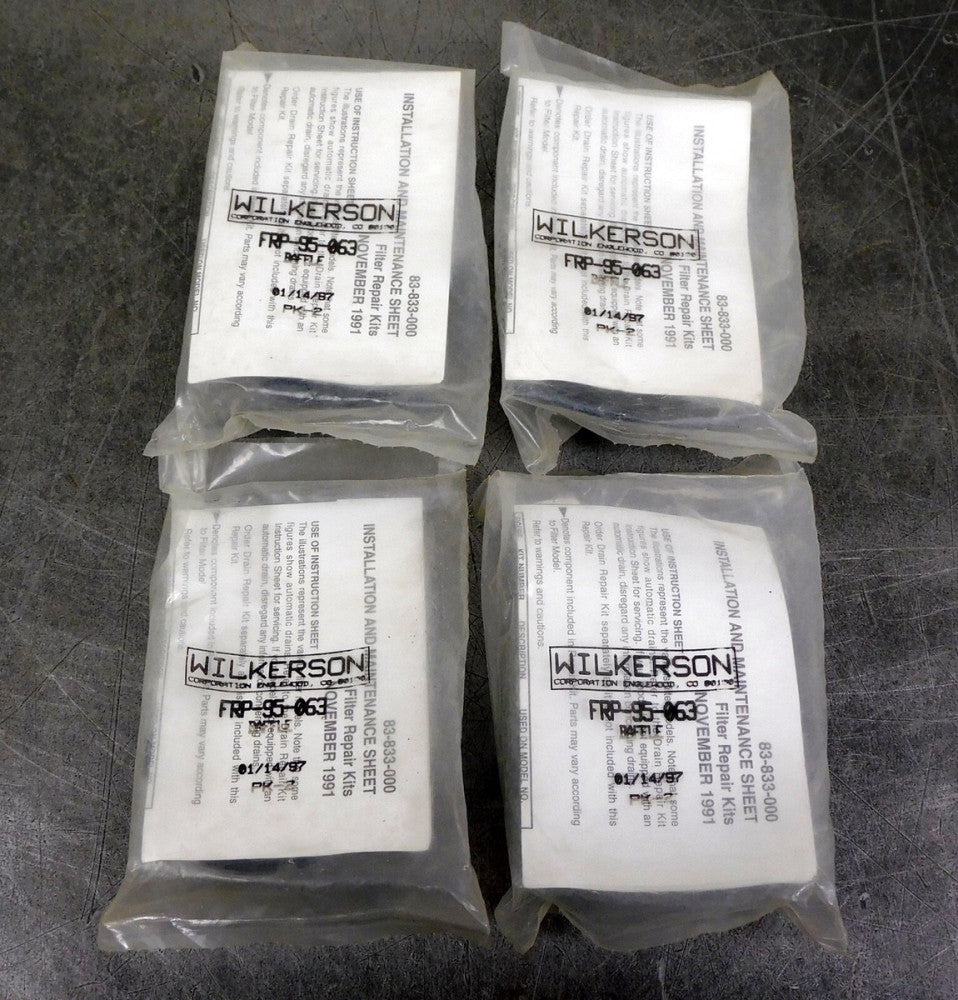 Wilkerson FRP-95-063 Baffle Filter Repair Kit Lot of Four (4)
