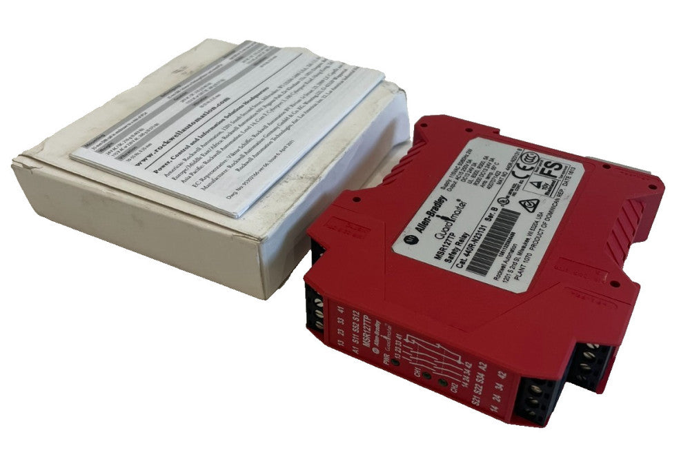 A / B 440R-N23131 SAFETY RELAY SER.B 24VAC/DC MSR127TP NEW, SURPLUS
