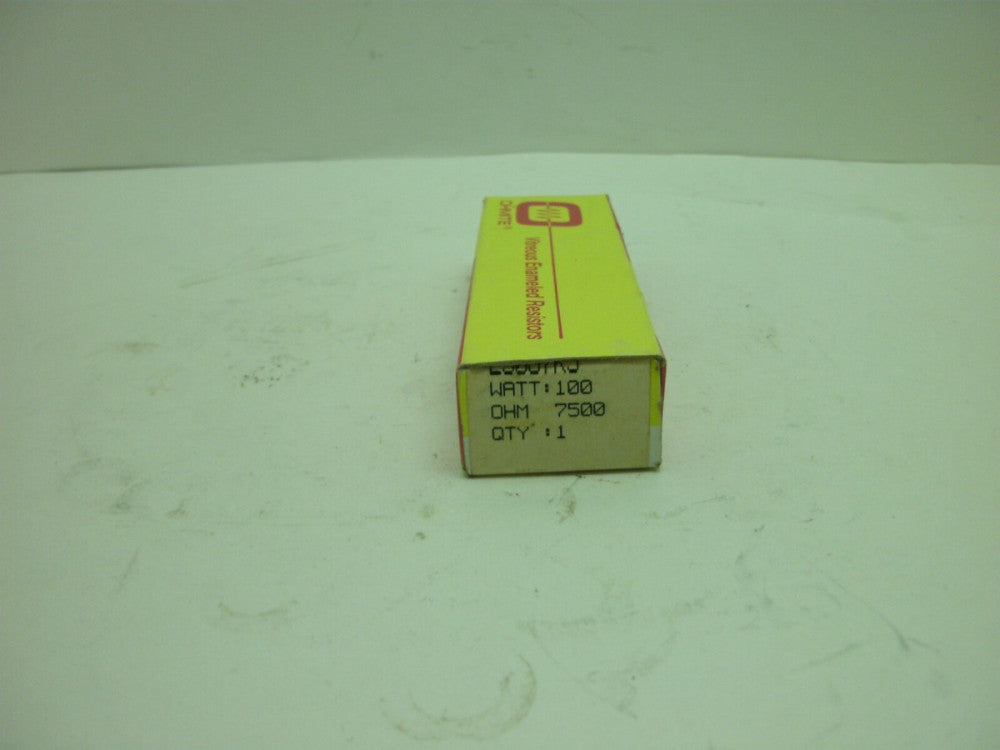 OHMITE L50J7K5 WIREWOUND RESISTOR CHASIS MOUNT 50W 7.5K OHMS +5% NEW IN BOX