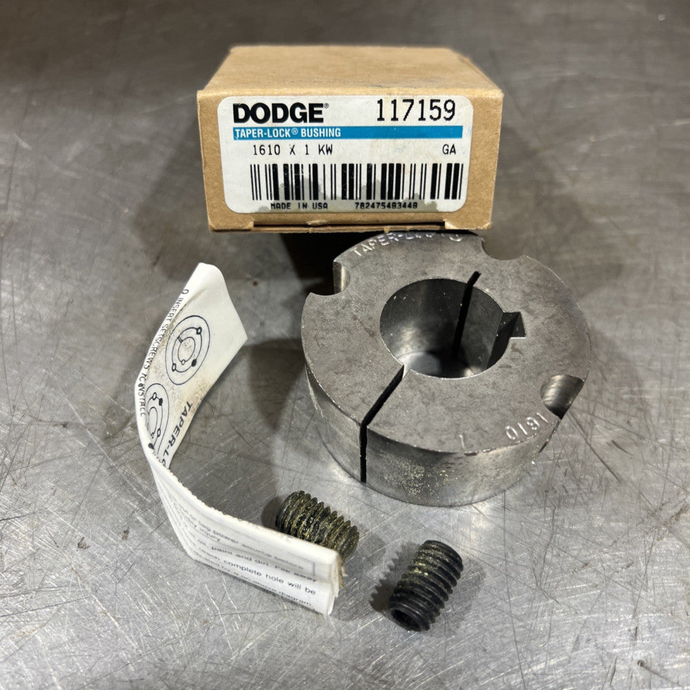 Dodge 117159 Bushing  1610 X 1 KW Nos Surplus