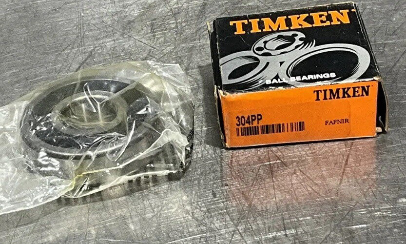 Timken 304Pp Radial Bearing,Double Seal,20Mm Bore Nos Surplus