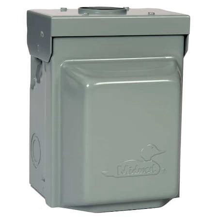 Ge U013c 9 1/8 In H X 7 1/4 In W X 5 3/16 In D Unmetered Surface Power Outlet