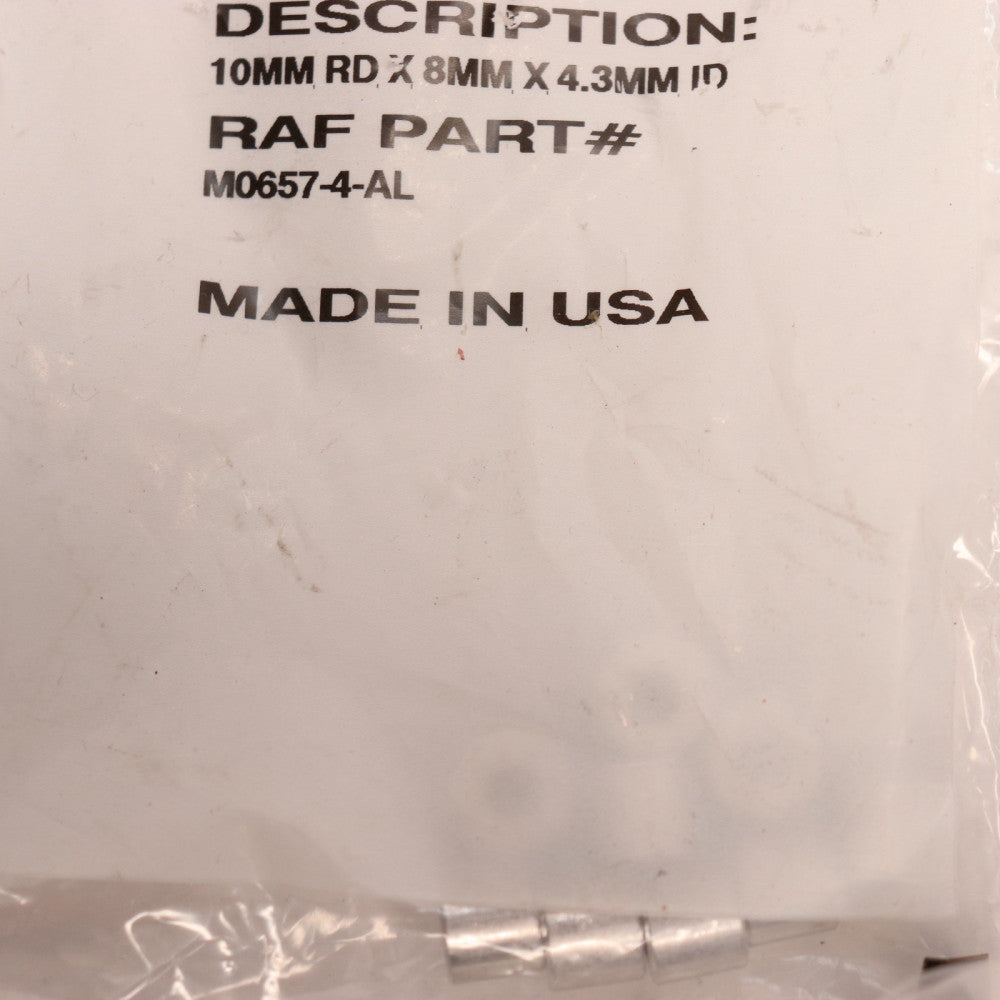 Round Spacer Unthreaded Aluminum 0.315"  M0657-4-AL