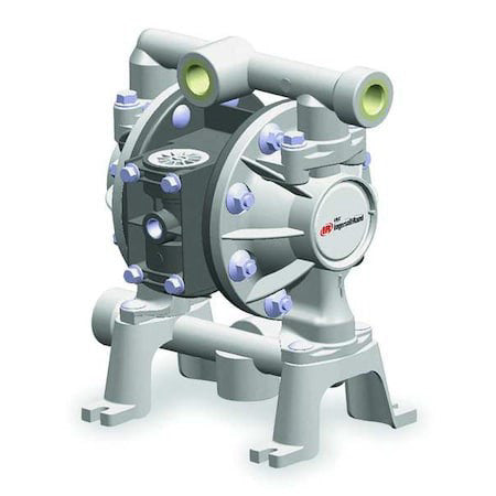 Aro Pd05p-Aes-Dtt-B Double Diaphragm Pump, Acetal, Air Operated, Ptfe, 14 Gpm