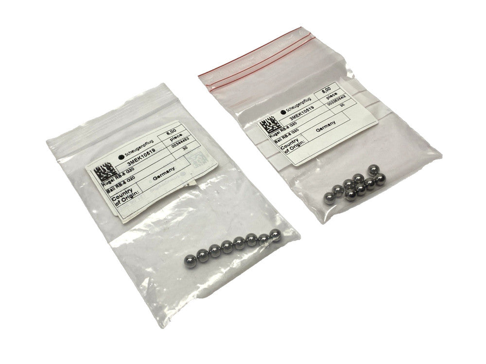 Scheugenpflug 3MEK10519 Roller Bearing Ball RB-8 G20 8mm Diameter LOT OF 17