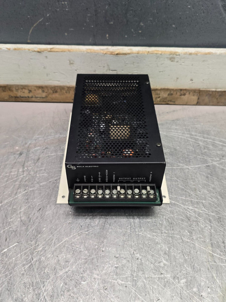SOLA 86-24-262 POWER SUPPLY, 24-VDC,6.2AMP, USED TAKEOUT! MAKE OFFER!