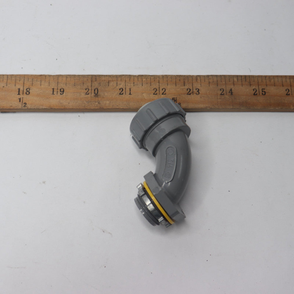 Arlington 90 Degree Non-Metallic Flexible Conduit Connector 3/4" FNMC-B