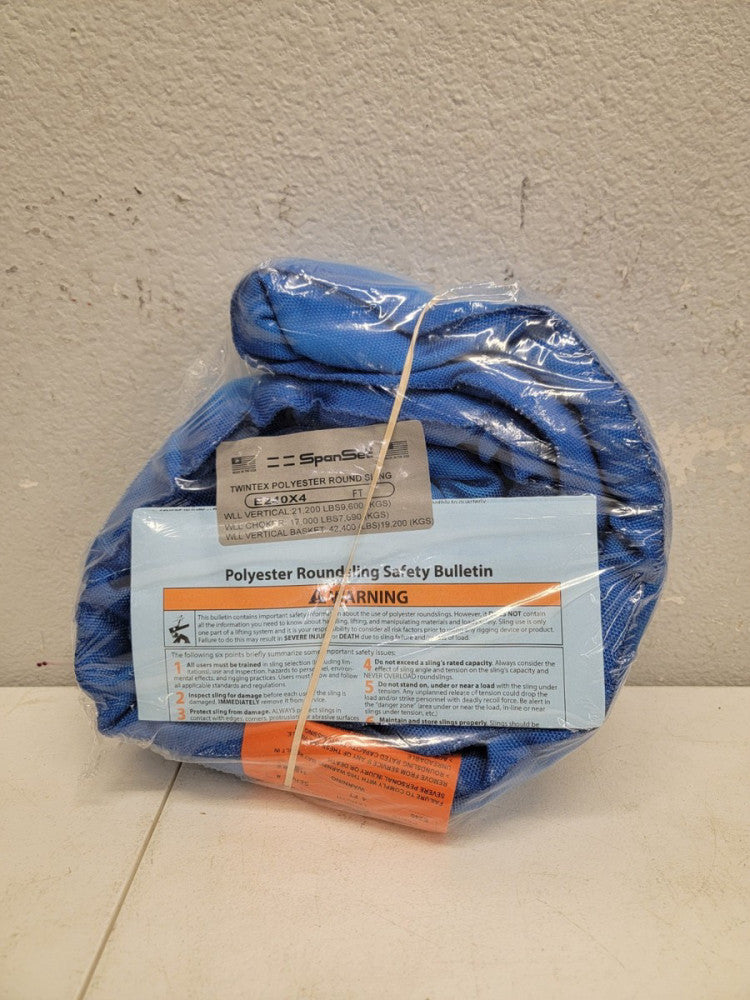 SpanSet E240X4 Twintex Polyester Round Sling 4ft.