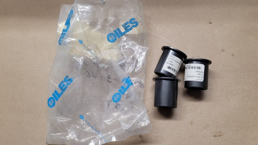 Lot of 3 Oiles 80F3040 Nylon Flanged Bushings / Linear Bearings 1-3/16" ID