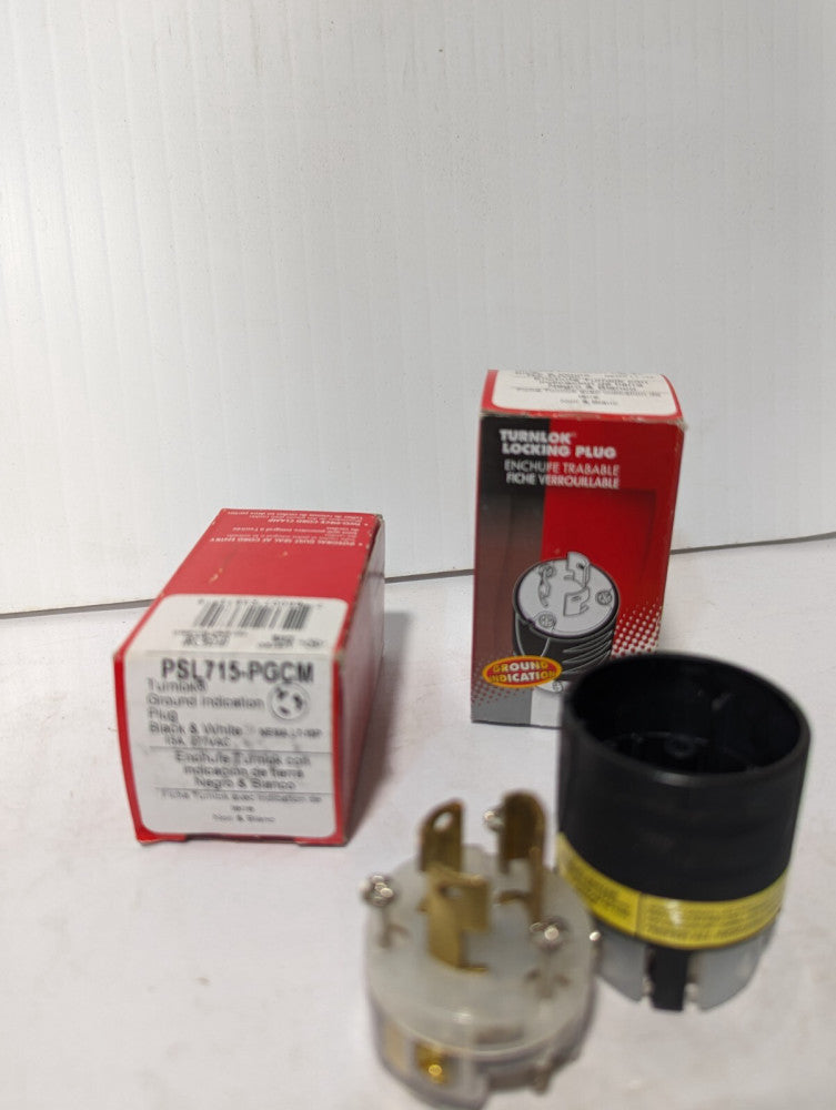 Pass & Seymour PSL715-PGCM Ground Continuity Monitoring Plug, 15a, 277vac