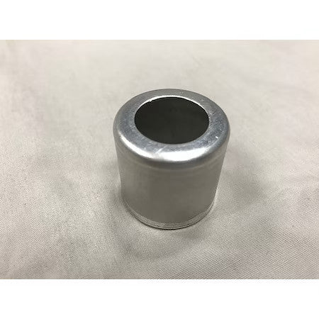 Globe Commercial Products Ss-478-L Crimp Hose Ferrule,0.687"L,Ss,Pk25