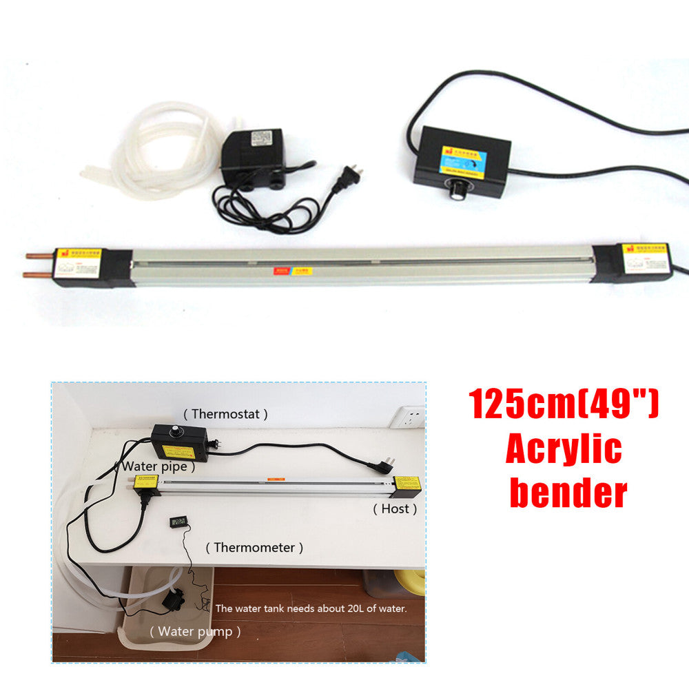 48"Acrylic Plastic PVC Bending Machine Heater Bender Hot Heating Tool 110V 1500W